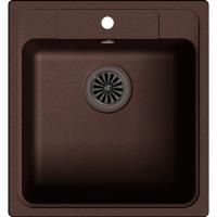 Мойка кухонная Ewigstein Elegant 52х48 Шоколад