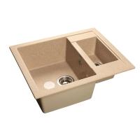 Мойка кухонная GranFest Quadro GF-Q610K песочный 610x500