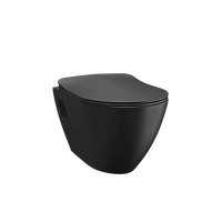 Унитаз подвесной CREAVIT TP325-11SM00E-0000, ЧЕРНЫЙ МАТОВЫЙ