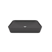 Раковина накладная CREAVIT Ultra 60*40см UL060-00AM00E-0000,  АНТРАЦИТ Раковина накладная CREAVIT Ultra 60*40см UL060-00AM00E-0000,  АНТРАЦИТ