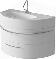 Тумба подвесная De Aqua Эскалада 100 L белый 