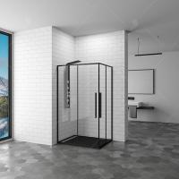 Душевой уголок RGW Stilvoll SV-4B (89-119) 90x120 стекло прозрачное/черный