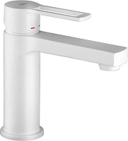 Смеситель для раковины Paffoni Ringo RIN071BO, белый матовый