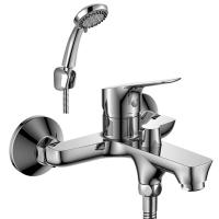 Смеситель Rossinka RS29-31 одноручный (35мм) для ванны с монолитным изливом, хром