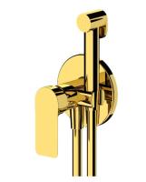 Гигиенический душ со смесителем Remer Infinity I65WDO, золото глянцевое Гигиенический душ со смесителем Remer Infinity I65WDO, золото глянцевое