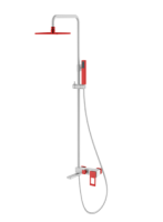 Душевая колонна Boheme Q 148-WR, белая/красная