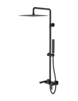 Душевая колонна Boheme Qubic 478-B, черная матовая