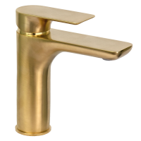 Смеситель для раковины Remer Infinity I12BG, золото брашированное