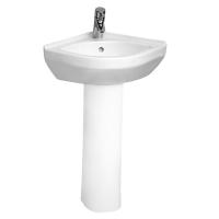 Раковина угловая Vitra S50 5306B003-0999 40 см, белая