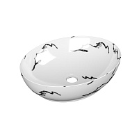 Умывальник накладной, овальный Point Артемида 51, PN43151WB