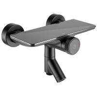 Смеситель Iddis Shelfy SHEBLBTi02WA Для ванны черный матовый Смеситель Iddis Shelfy SHEBLBTi02WA Для ванны черный матовый