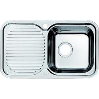 Кухонные мойки Iddis Strit STR76PRi77 нержавеющая сталь, полированная, R, 76x43.5