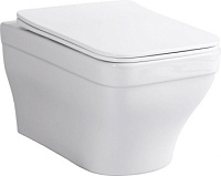 Унитаз подвесной безободковый Aquanet Elegant Rimless Elegant W LX-1163 белый, сиденье микролифт