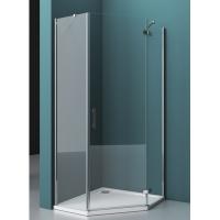 Душевой уголок BelBagno Kraft KRAFT-P-1-80-C-Cr-L Прозрачный / Хром Левый 80х80