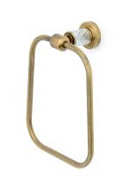 Полотенцедержатель Boheme MURANO CRYSTAL 10905-CRST-BR, бронза