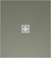 Поддон литьевой камень Allen Brau Priority 8.31001-CGM 90*80 см, олива