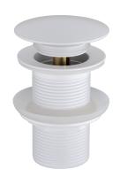 Донный клапан без перелива Boheme 612-MW, белый матовый Донный клапан без перелива Boheme 612-MW, белый матовый