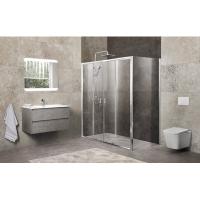 Душевой уголок BelBagno Unique UNIQUE-AH-21-150/180-90-C-Cr Прозрачный / Хром 150/180х90