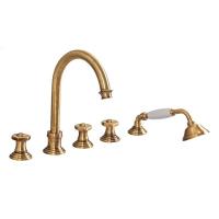 Смеситель Cezares Aphrodite BVD-03/24-S1 Для ванны на борт ванны Золото(ручки золото)