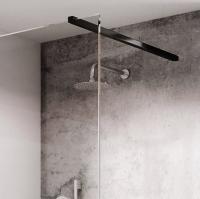 Держатель стекла Ravak W SET-100 Wall/Corner GWD010003019 100 см, черный