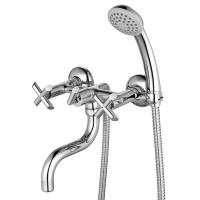 Смеситель Lemark Practica LM7512C для ванны с круглым поворотным изливом 150 мм, хром