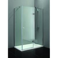 Душевой уголок Cezares Verona VERONA-W-AH-1-90/80-P-Cr-R 90x80 правый стекло рифленое/хром