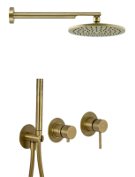 Душевая система Remer X Style X96S02OVO, бронза