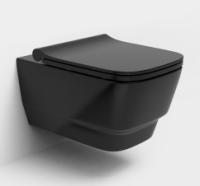 Унитаз подвесной Boheme Bello 971-B, черный матовый
