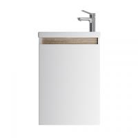 Тумба подвесная Am.Pm X-Joy 45 см M85AFHX0451WG, белая/светлое дерево