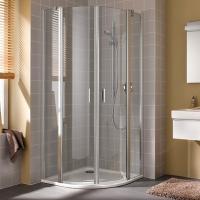 Душевой уголок Kermi Cada XS CKP5010020VPK 100x100 стекло прозрачное/хром R550