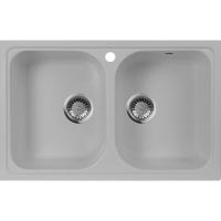 Гранитная мойка AquaGranitEx M-15 серый