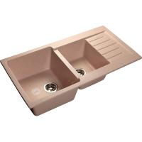 Мойка кухонная GranFest Practic Светло-розовый