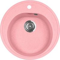 Гранитная мойка AquaGranitEx M-08 розовый