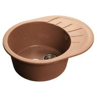 Мойка кухонная GranFest Rondo Терракот 58х45