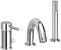 Смеситель на борт ванны Paffoni Light LIG047CR, хром Смеситель на борт ванны Paffoni Light LIG047CR, хром