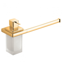 Дозатор с держателем Colombo Lulu B6274.GOLD, золото