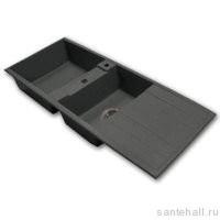 Мойка кухонная Aquaton Торина 1A712032TR210 графит 50х115