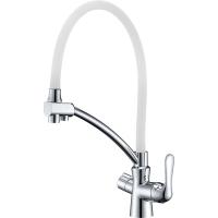 Смеситель Lemark Comfort LM3070C-White для кухни с подключением к фильтру питьевой водой, хром белый Смеситель Lemark Comfort LM3070C-White для кухни с подключением к фильтру питьевой водой, хром белый