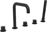 Смеситель на борт ванны Allen Brau Priority 5.31007-31, черный матовый Смеситель на борт ванны Allen Brau Priority 5.31007-31, черный матовый