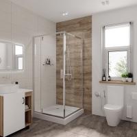 Душевой уголок Niagara Nova NG-6602-08 Прозрачное стекло  / Хром 100х100