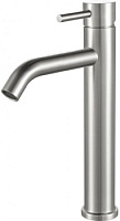 Смеситель для раковины Aquanet Steel AF210-11S высокий, сталь