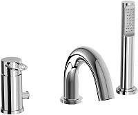 Смеситель на борт ванны Paffoni Joker JK040LCR, хром Смеситель на борт ванны Paffoni Joker JK040LCR, хром