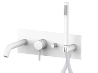 Встраиваемый комплект для ванны и душа Paffoni Light LIG001BO, белый матовый