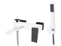 Смеситель для ванны Boheme Q 143-CRB.2, хром/черный Смеситель для ванны Boheme Q 143-CRB.2, хром/черный