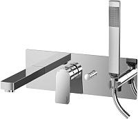 Встраиваемый комплект для ванны и душа Paffoni Tilt TI001CR, хром