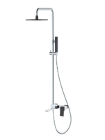 Душевая колонна Boheme Q 148-CRB.2, хром/черная