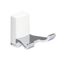 Крючок WasserKraft Leine K-5023 Белый / Хром