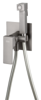 Гигиенический душ со смесителем Remer Absolute AU65NPO, никель матовый брашированный Гигиенический душ со смесителем Remer Absolute AU65NPO, никель матовый брашированный
