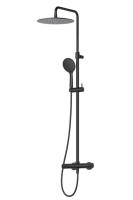 Душевая колонна Cezares LEAF-CDA-25-L-NOP, черный матовый