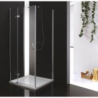 Душевой уголок Cezares Bergamo BERGAMO-W-A-1-90-C-Cr-L 90x90 левый стекло прозрачное/хром